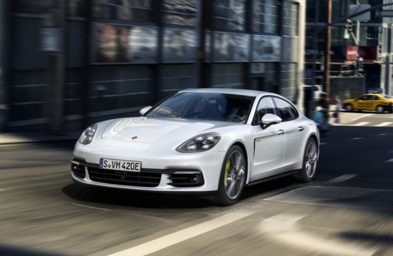 front and side view of the Panamera E-Hybrid