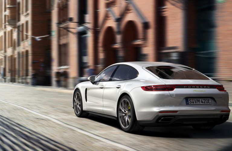 rear view of the Panamera E-Hybrid