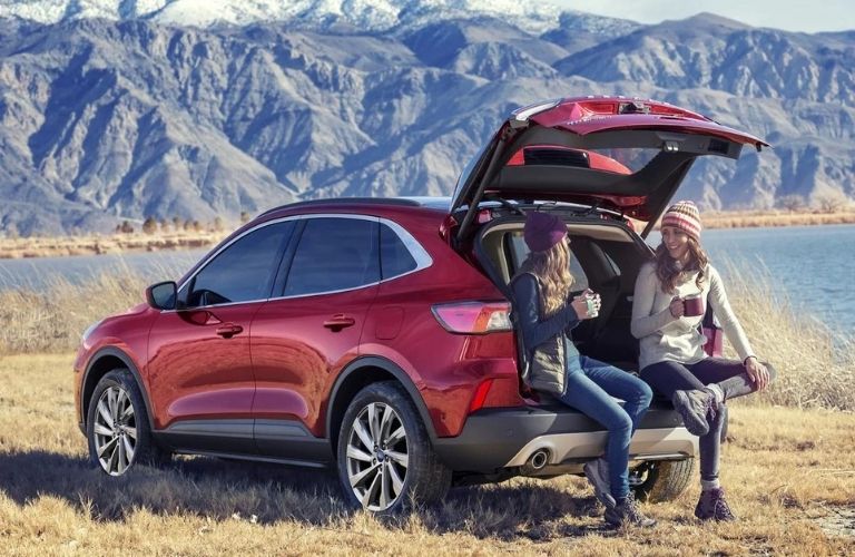 2022 Ford Escape side and back view