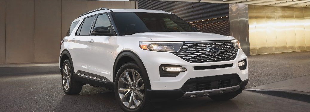 2021 Ford Explorer in a parking lot
