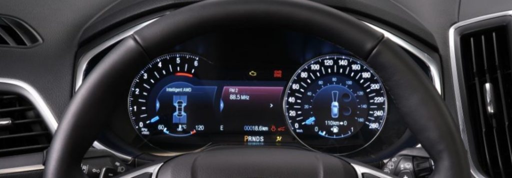 Ford vehicle dashboard light image