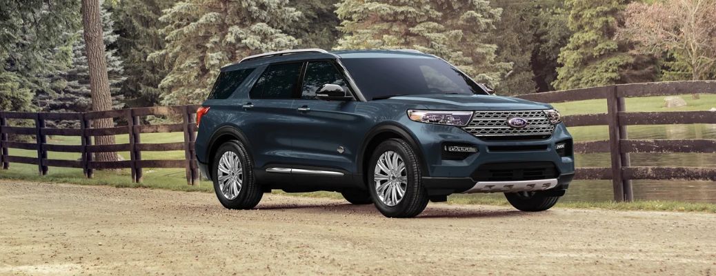 2023 Ford Explorer SUV parked off-road