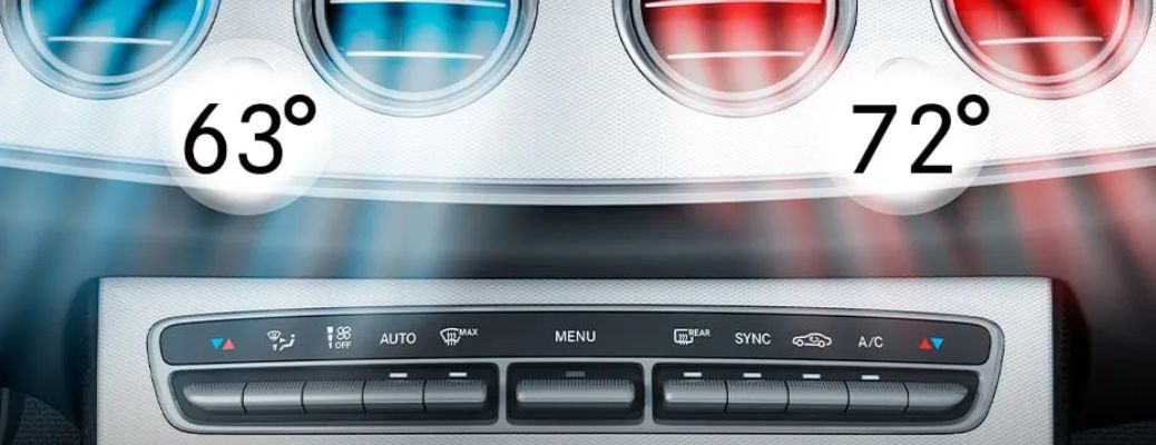 representative image of air conditioning in a Mercedes-Benz