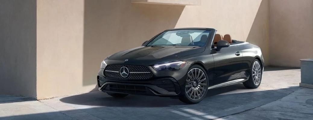 2025 Mercedes-Benz CLE Cabriolet front and side angle