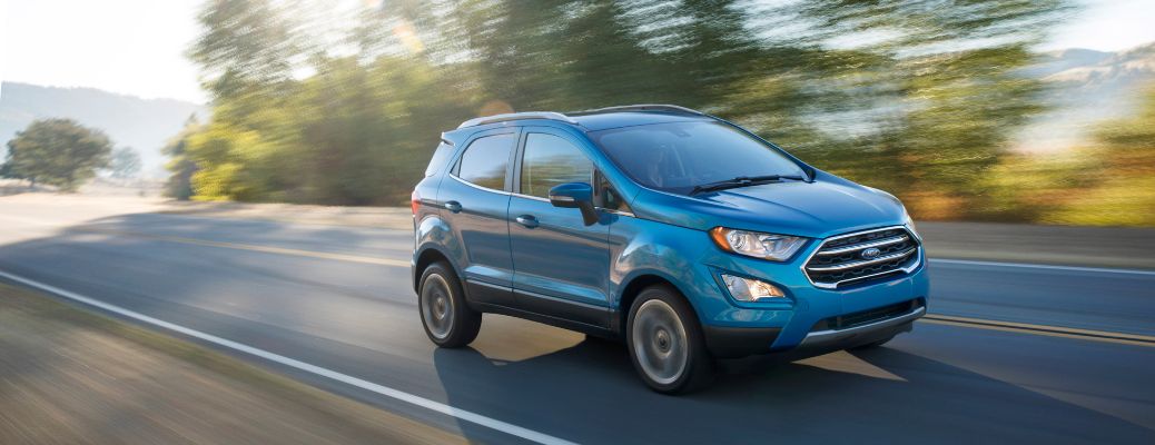 2018 Ford Eco Sport on the road