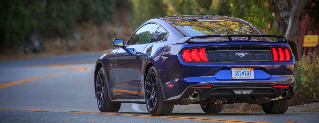2018 Ford Mustang rear view
