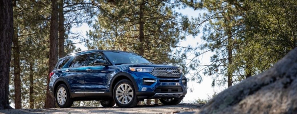 2020 Ford Explorer on the road