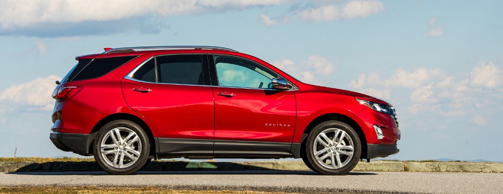 2020 Chevy Equinox on the road