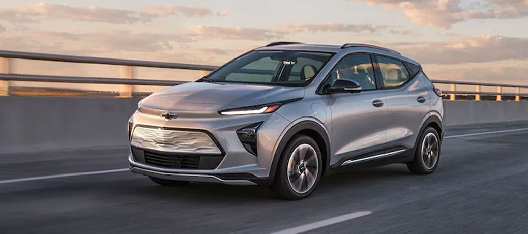 2022 Chevy Bolt EUV on the road