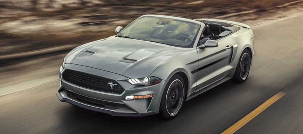 2021 Ford Mustang on the road