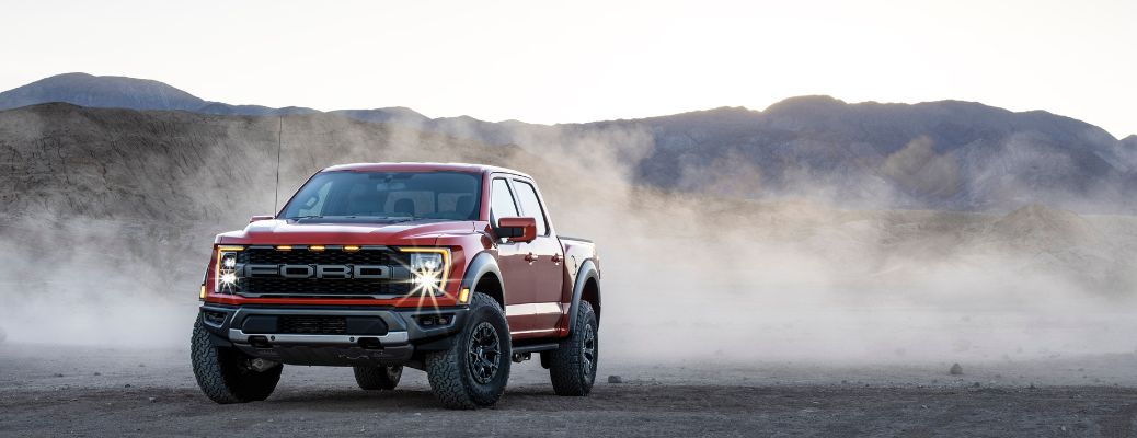 2021 Ford F-150 on the road