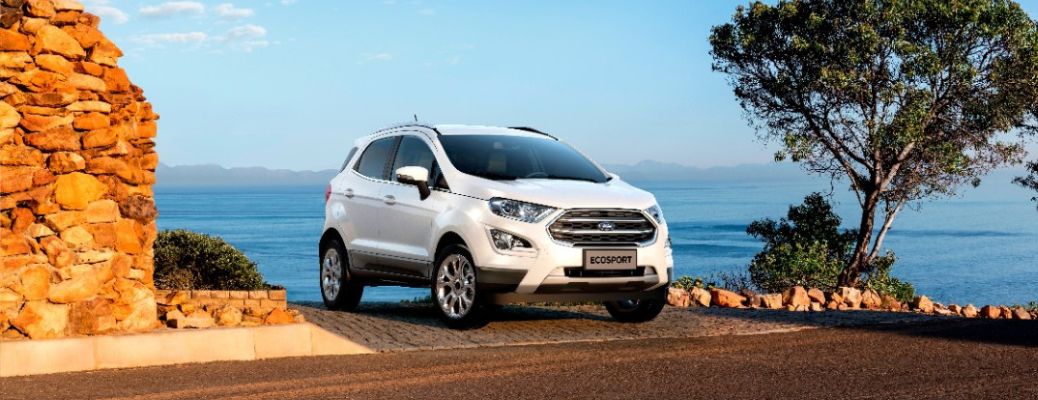 2022 Ford EcoSport on a hilly landscape