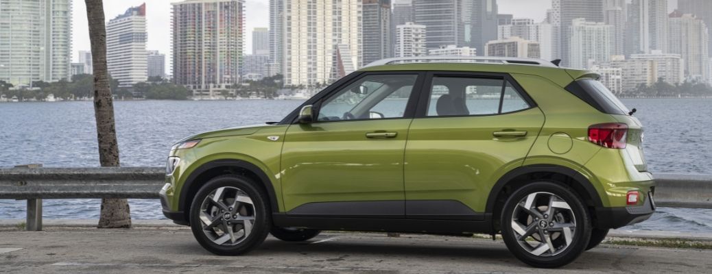 2022 Hyundai Venue exterior green color
