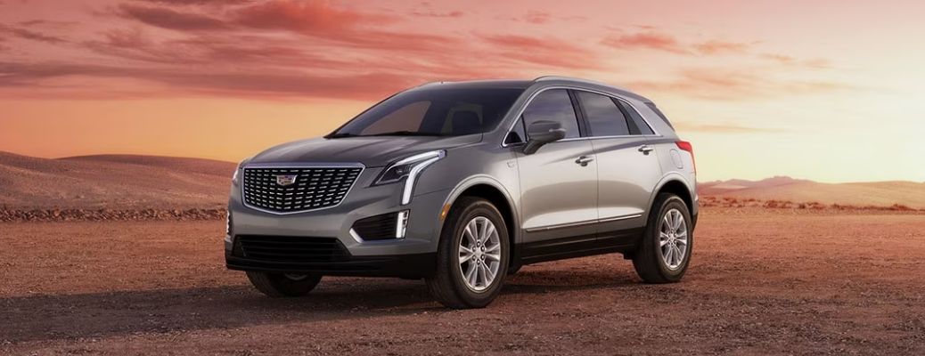 2023 Cadillac XT5 parked in an off-road area