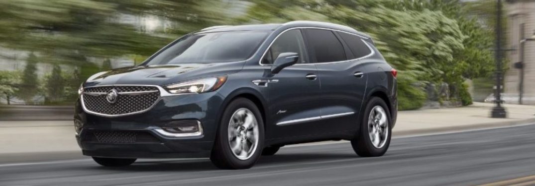 What are the Interior Dimensions for the 2021 Buick Enclave?