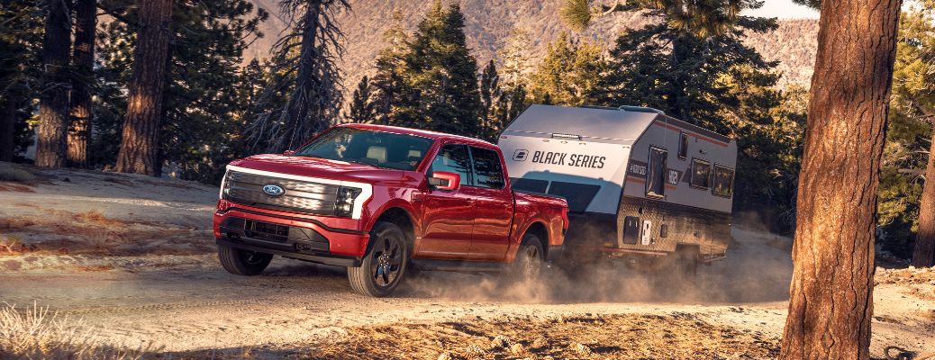 2023 Ford F-150 towing a trailer