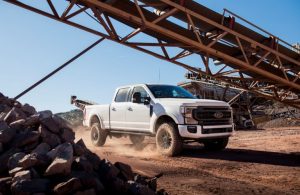 2020 Ford Superduty on the road
