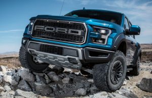 Exterior closeup of the 2020 Ford F-150 outdoors