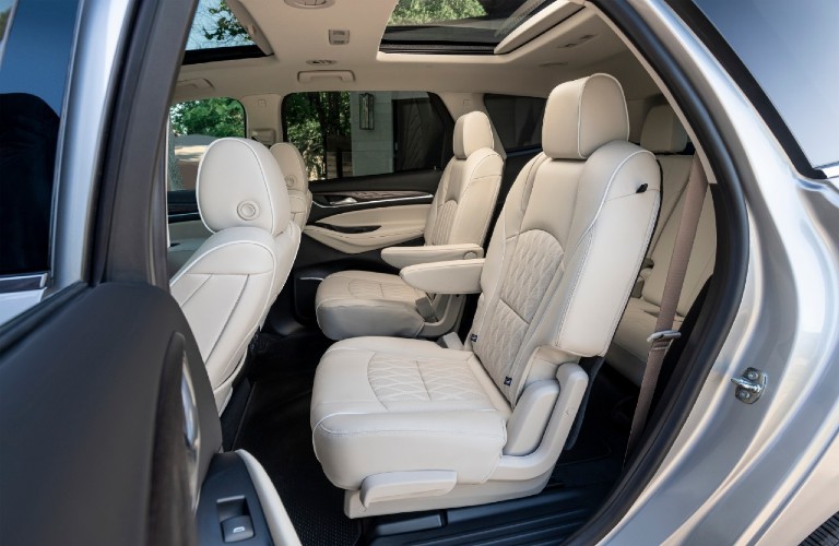 View of the seats of the 2022 Buick Enclave