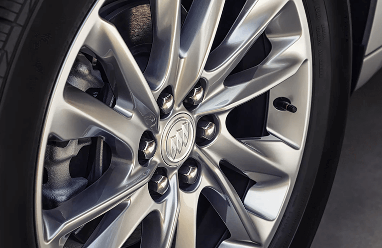 View of the wheel of the 2022 Buick Enclave