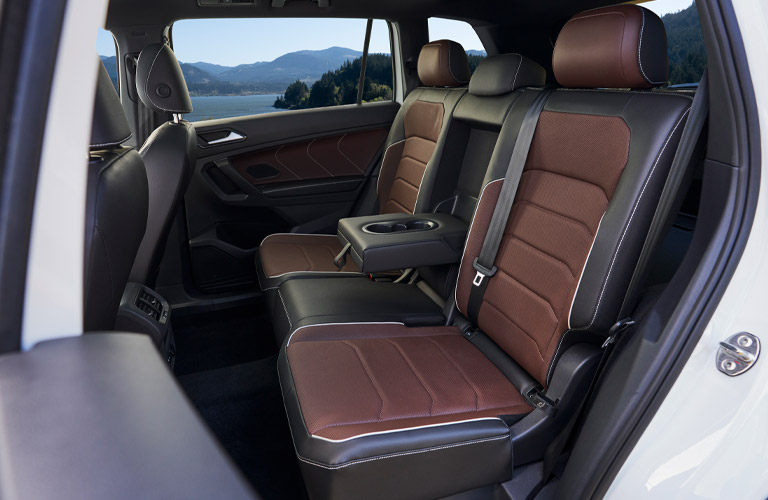 Interior seating of a 2022 Volkswagen Tiguan
