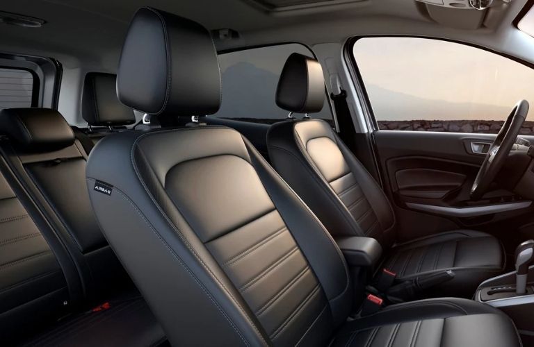 Seating and interior space of the EcoSport