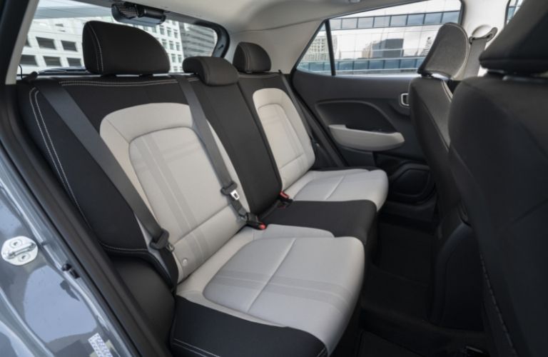 2022 Hyundai Venue rear seats