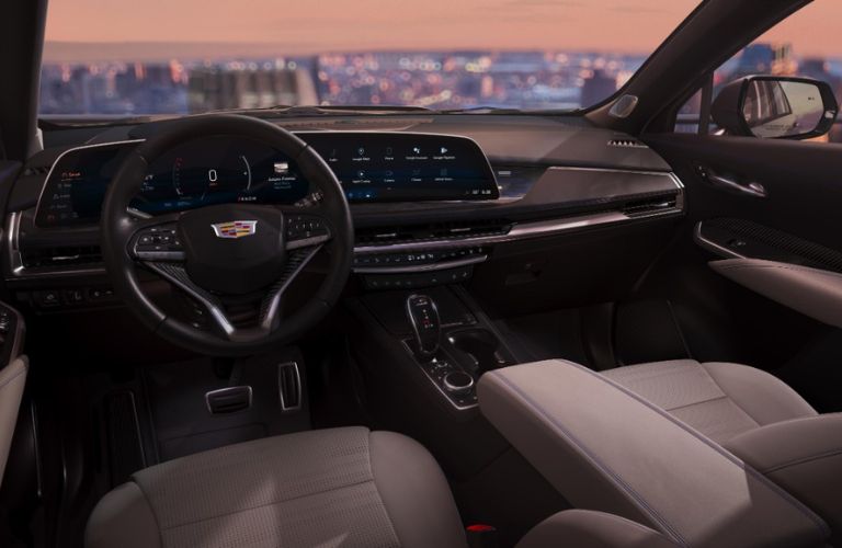 2024 Cadillac XT4 Steering Wheel and Dashboard