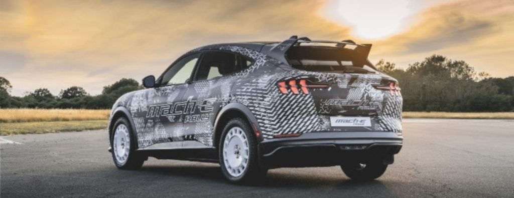 The 2023 Ford Mustang Mach-E Rally edition.