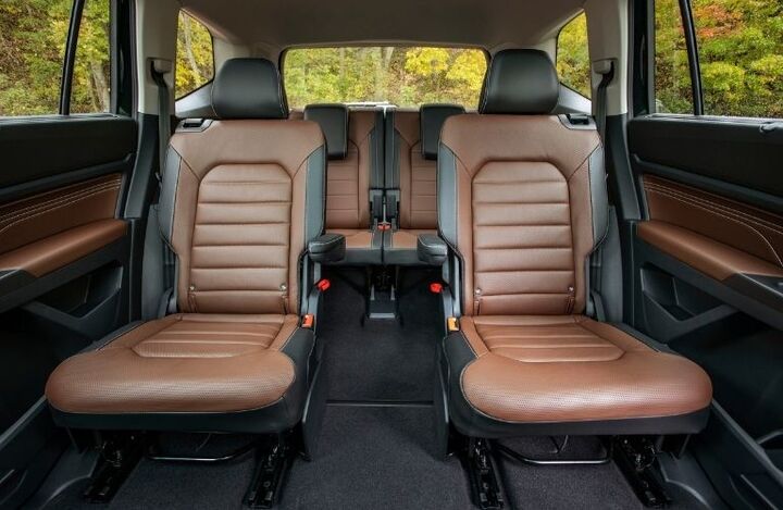 Rear seats of the 2023 Volkswagen Atlas