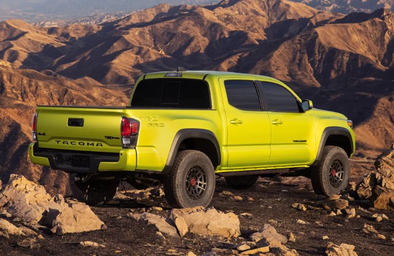 TRD Pro Double Cab shown in Electric Lime Metallic
