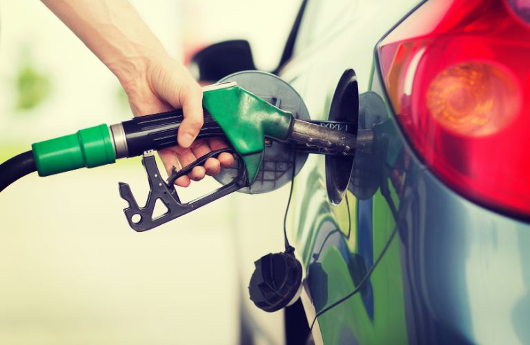 refilling Fuel in a car gas tank