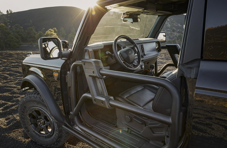 2024 Ford Bronco on the Trail with Tube Doors
