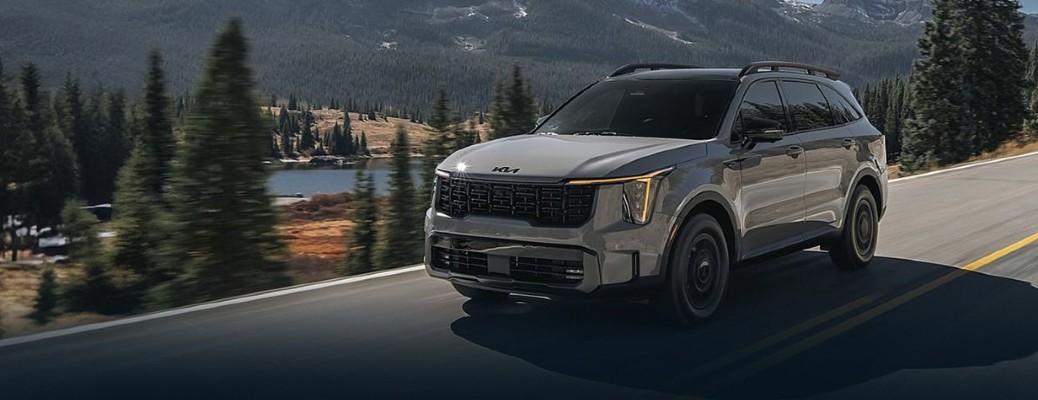 2025 Kia Sorento driving on a road
