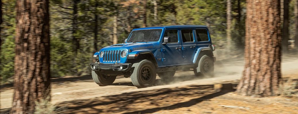 Front Quarter View of the 2022 Jeep Wrangler
