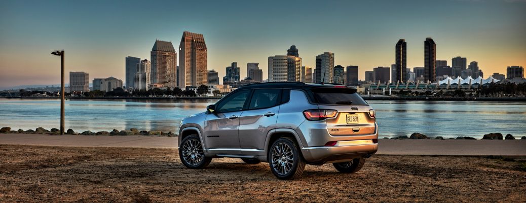 Rear Quarter View of the 2022 Jeep Compass