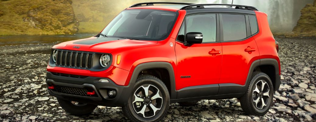 Side Quarter View of the 2022 Jeep Renegade