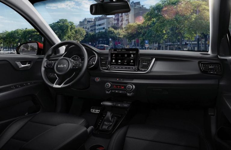 2023 Kia Rio interior front dash