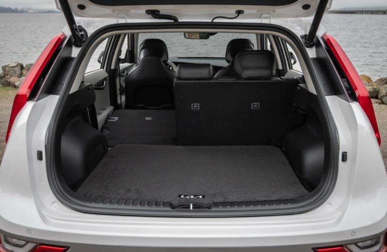 cargo area of the 2023 Kia Niro EV