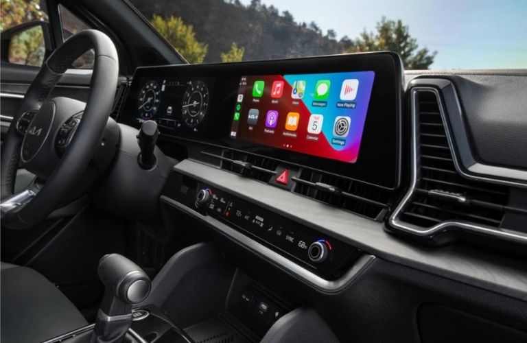 Dashboard of the 2024 Kia Sportage