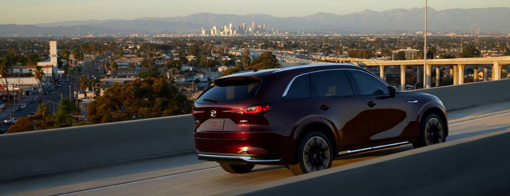 2024 Mazda CX-90 on a highway