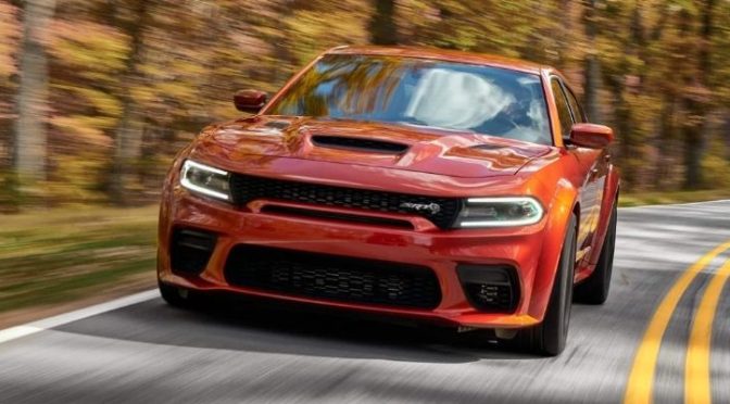 2022 Dodge Charger drifting