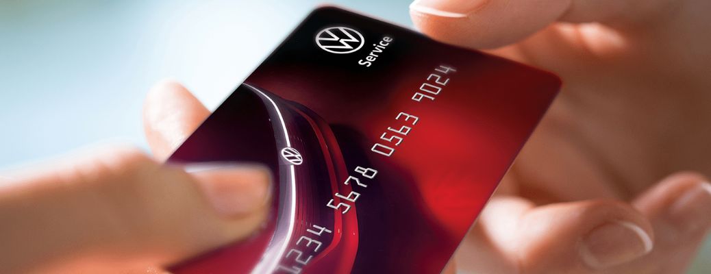 VW Service Credit Card Banner