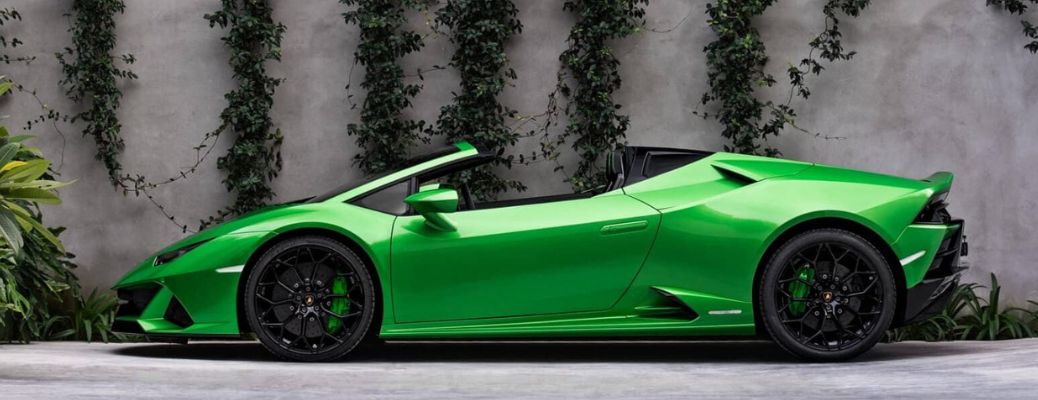 2022 Lamborghini Huracan EVO Spyder exterior side view