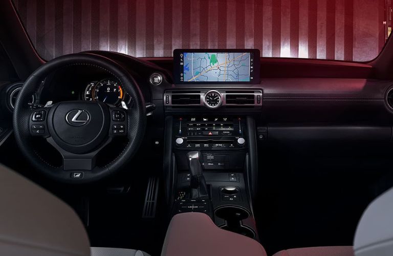 2023 Lexus IS interior front dash