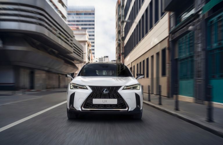 Front view of the 2024 Lexus UX 250h White