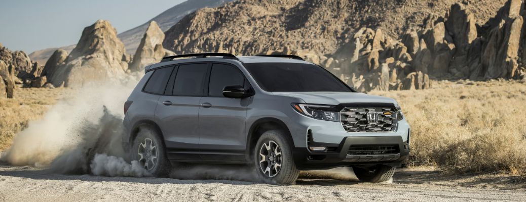 2022 Honda Passport off-roading