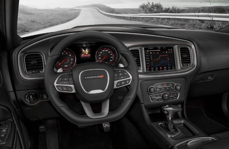 Dashboard View of the 2023 Dodge Charger