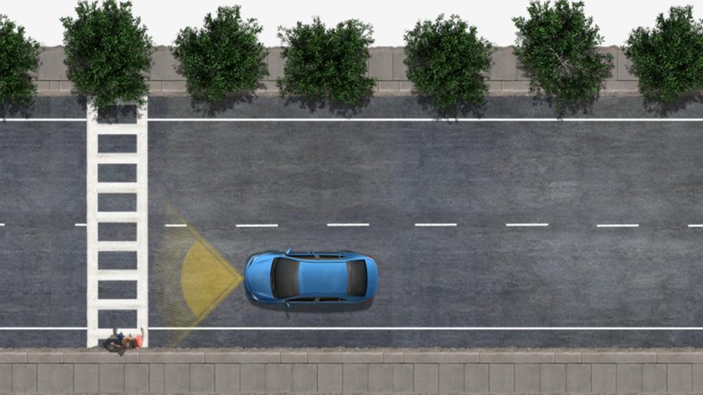Toyota Safety Sense Pre-collision System with Pedestrian Detection
