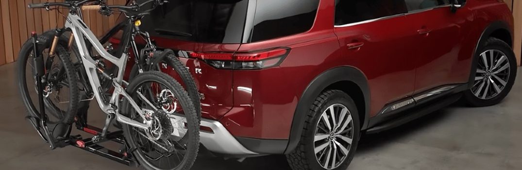 How easy is it to install a Nissan hitch-mounted bike rack? 